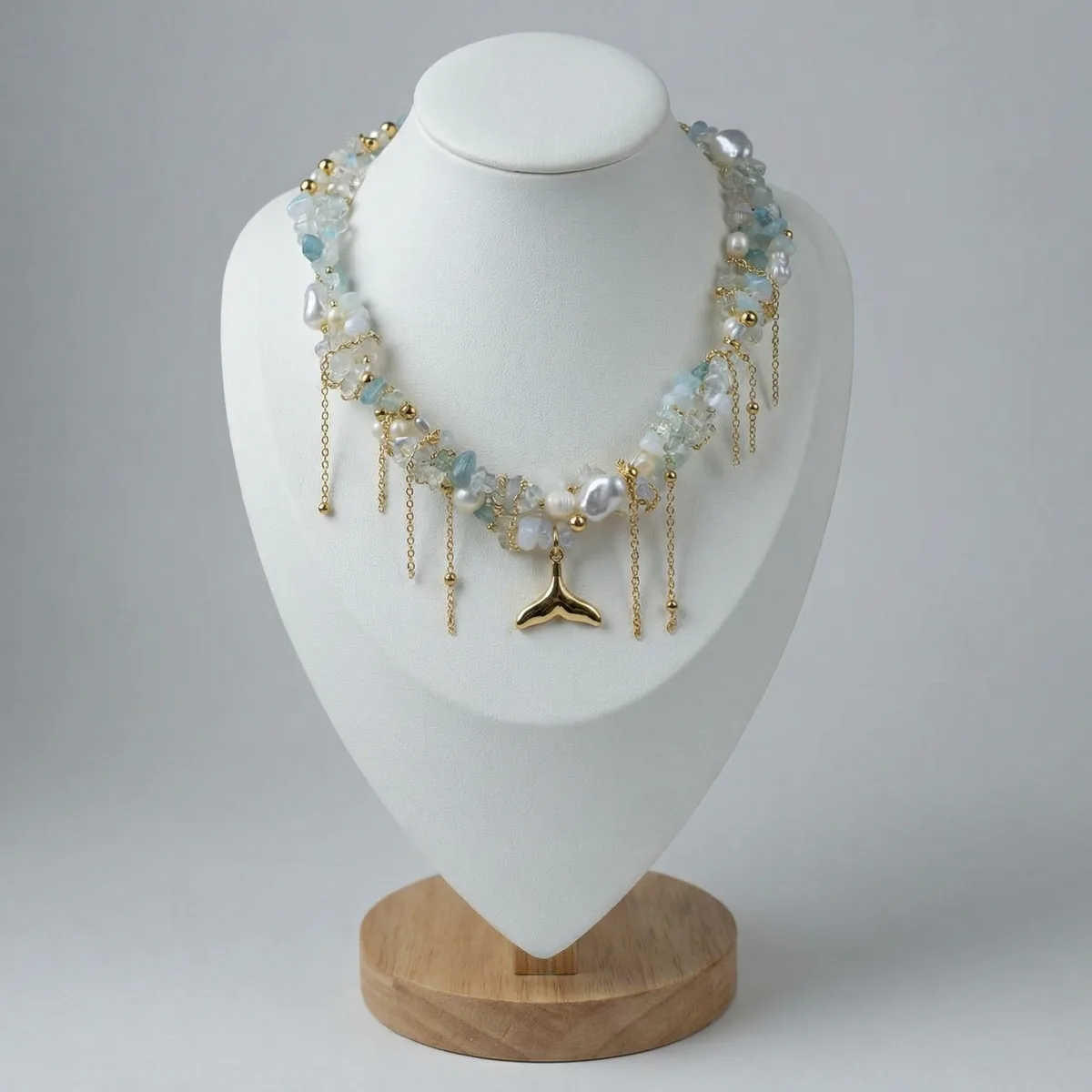 Колье "Аквамарин"