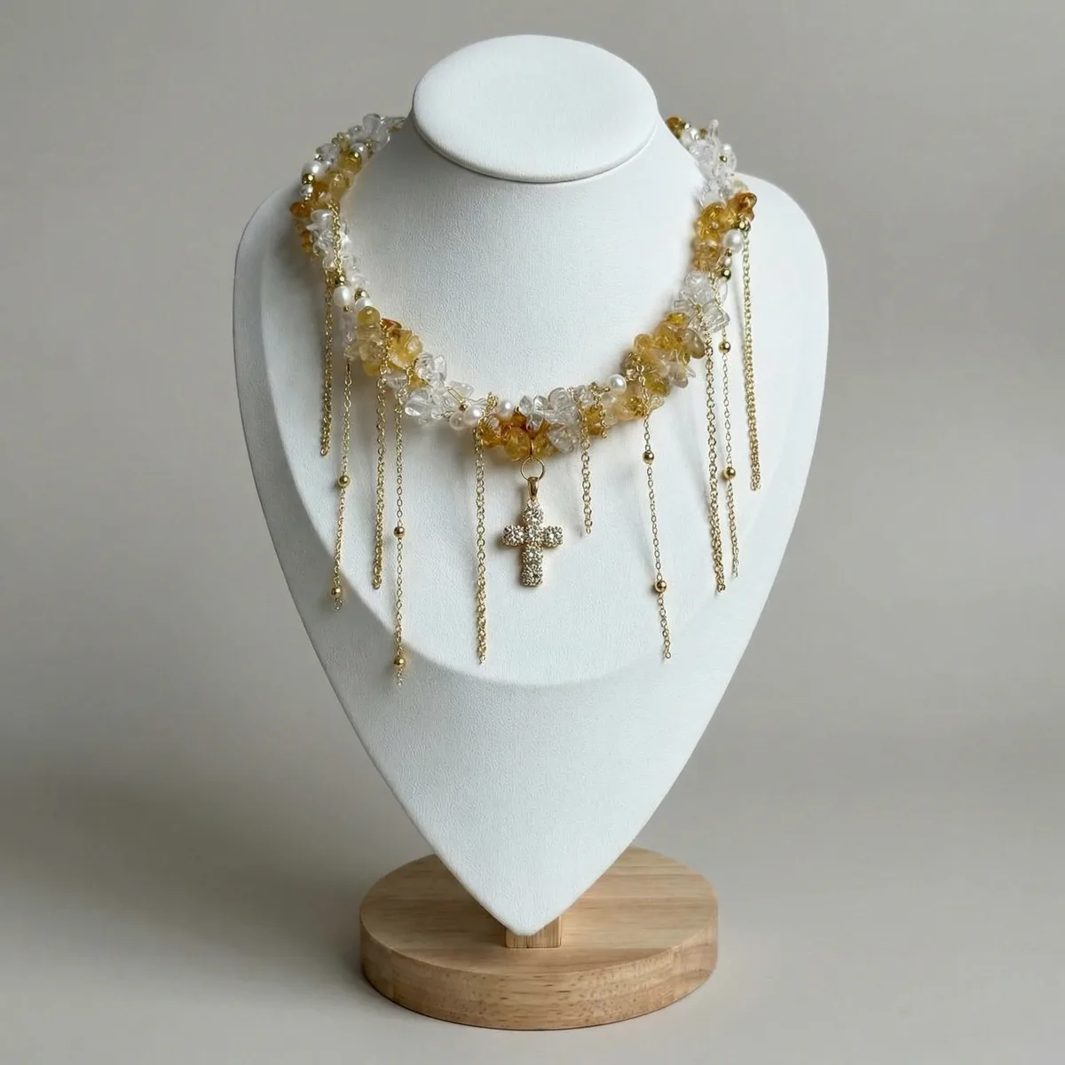Колье "Цитрин"