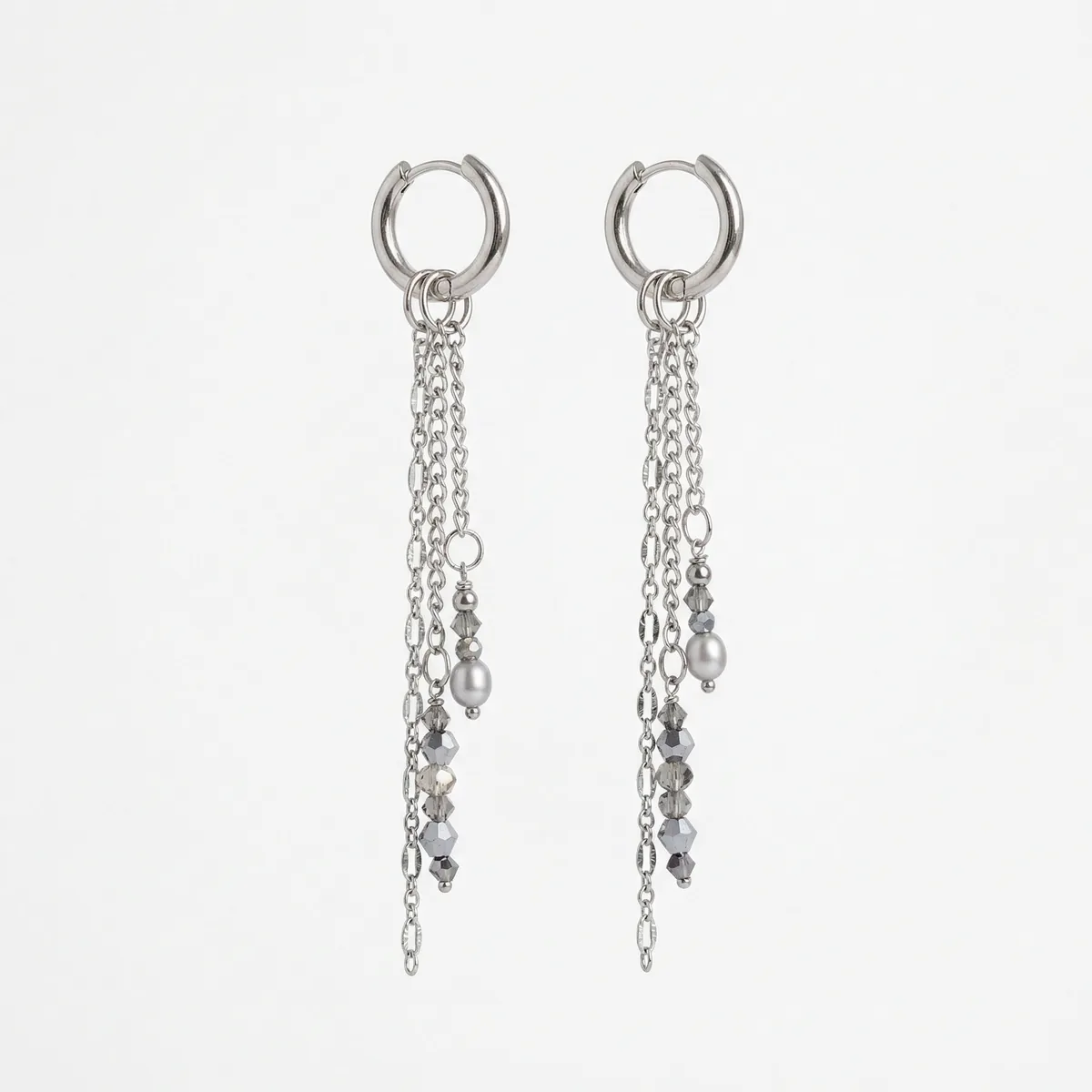 Серьги «Металлик»